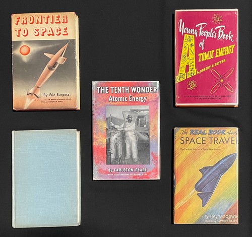 1950s space age - space, book