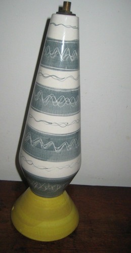 Lampada ceramica razzo - lampada, epoca