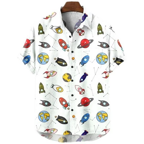 Camicia uomo bottoni retrò
